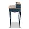 Baxton Studio Celestine Blue Spruce Finished Wood Accent Writing Desk 155-9386 - alternate 6